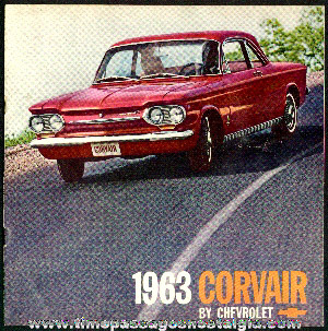 1962 Chevrolet Corvair Advertising Booklet for 1963 Corvairs