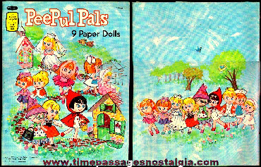 1967 PeePul Pals Character Paper Dolls Lot