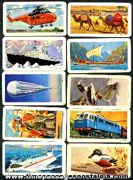 (10) Brooke Bond Canada Limited Premium Tea Trading Cards