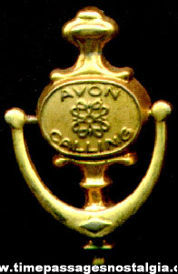 "AVON Calling" Employee Door Knocker Pin