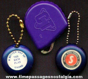 (3) Small Advertising Premium Tape Measures