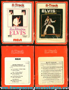 (2) Old RCA Elvis Presley 8-Track Tapes With Covers
