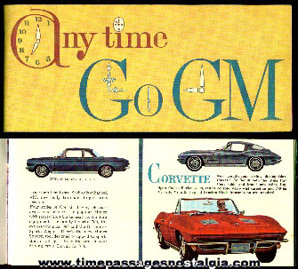 General Motors "Go GM Anytime In ’63" Booklet