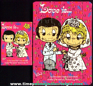 1970 "LOVE IS..." Boxed Jig Saw Puzzle