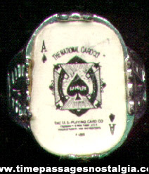 1960’s U.S Playing Card Company Gum Ball Machine Toy Ring