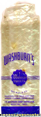 Old Washburn’s Waleco Sweets Candy Bag / Wrapper