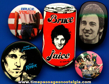 (5) Bruce Springsteen Pins