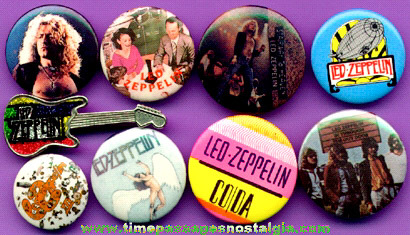 (9) Different Led Zeppelin Music Pins