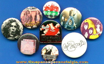 (9) Different Led Zeppelin Music Pins