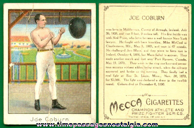 1900’s Joe Coburn Mecca Cigarettes Premium Boxing Trading Card