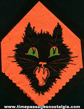 1939 Halloween Party Black Cat Paper Napkin