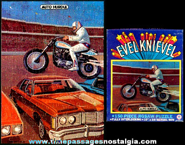 ©1974 "Auto Hurdle" Evel Knievel Jigsaw Puzzle