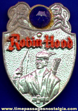 Old Robin Hood Character Premium Toy Badge