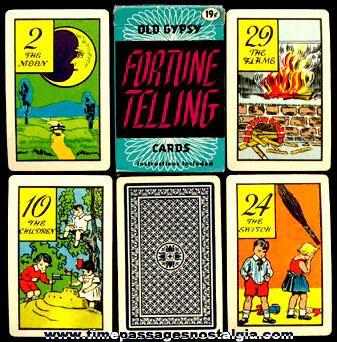 1940 Whitman Old Gypsy Fortune Telling Boxed Card Deck