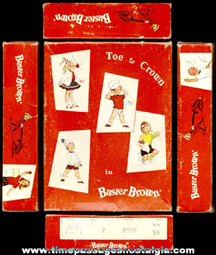 Old Buster Brown Graphic Advertising Box