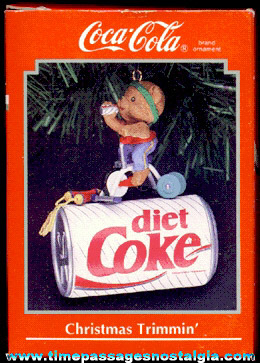 1992 Enesco Coca-Cola Advertising Christmas Ornament (MIB)