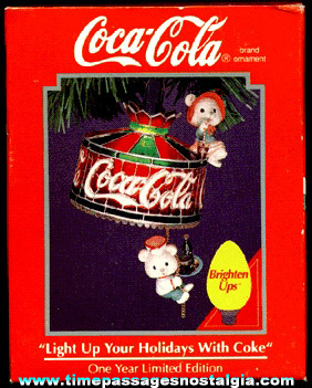 1993 Enesco Coca-Cola Advertising Christmas Ornament (MIB)