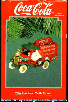 1994 Enesco Coca-Cola Advertising Christmas Ornament (MIB)