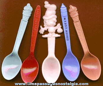 (5) Advertising Ice Cream Spoons