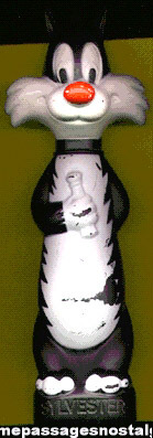 1960’s Warner Brothers Sylvester Cat Soaky Bubble Bath Figural Bottle