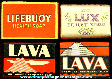 (4) Old Soap Advertising Packages / Boxes