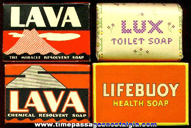 (4) Old Soap Advertising Packages / Boxes