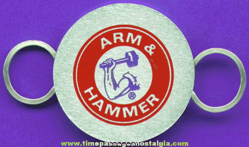 Arm & Hammer Baking Soda Advertising Premium Key Ring