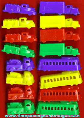 (16) Colorful 1950’s Hard Plastic Vehicles