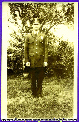 1930’s ? Police Officer Photograph