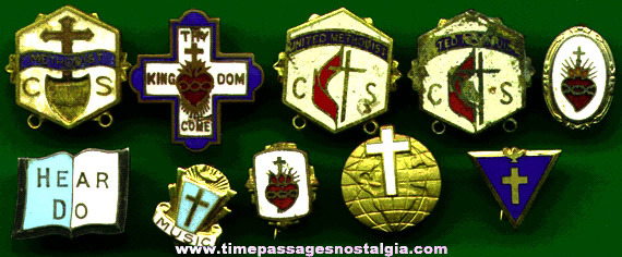 (10) Small Religious Pins