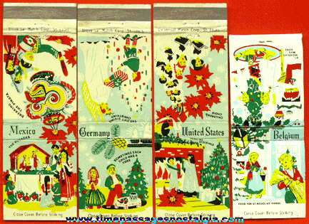 (4) Different Country / Cultural Christmas Match Packs