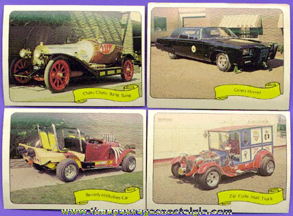 Set Of (39) Different 1970’s George Barris Kustom Kars II Sticker Cards