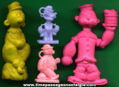 (4) Different Small Popeye Character Items