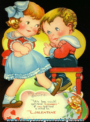 1939 Mechanical Valentine Card