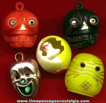 (5) Old Bubble Gum Machine Mechanical Charms / Figures