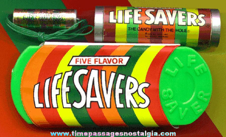 (3) Old Life Savers Candy Advertising Items