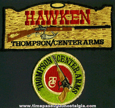 (2) Different Thompson Center Arms Employee Gun Patches