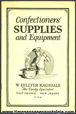 Old CONFECTIONERS’ SUPPLIES AND EQUIPMENT BOOKLET