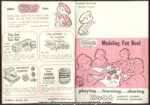 Old Play-Doh 8-Page Advertising Brochure / Booklet