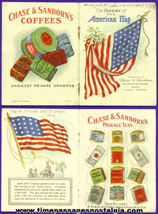 1912 Chase & Sanborn Tea & Coffee Advertising Premium / Prize Booklet