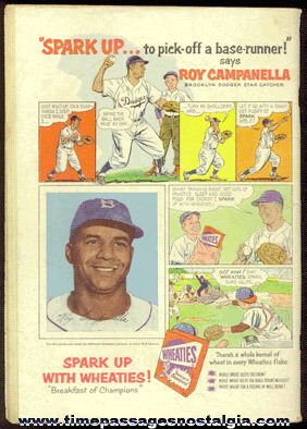 1954 Roy Campanella / Wheaties Cereal Dell Comics Advertisement