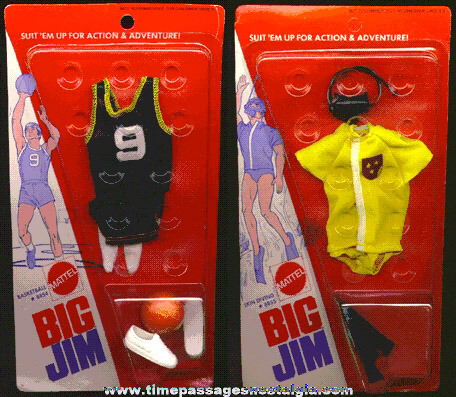 (2) 1973 Unopened BIG JIM Action & Adventure Outfits