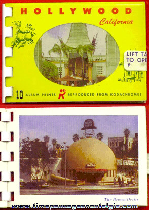 Small Old Hollywood, California (10) Album Print Souvenir Booklet