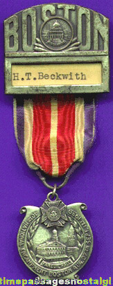 1939 Veterans Of Foreign Wars (V.F.W.) Boston, Massachusetts Encampment Medal