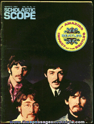 ©1981 Scholastic Magazine With Beatles Article