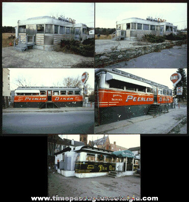 (5) Diner Car Color Photographs