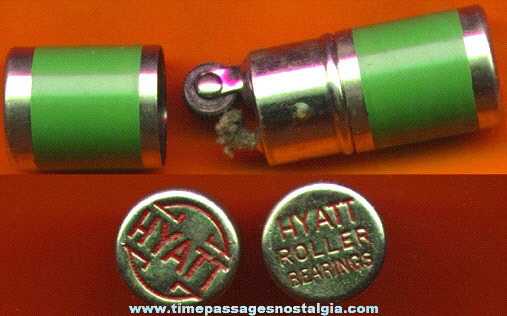 Small Old Hyatt Roller Bearings Advertising Premium Cigarette Lighter