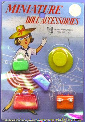 Old Unopened Package Of Miniature Doll Accessories