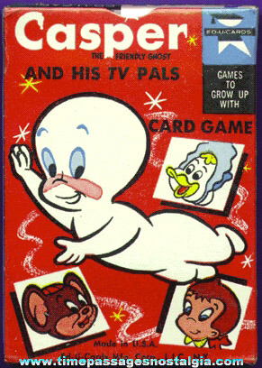 Old Unopened Casper The Friendly Ghost And His TV Pals Card Game