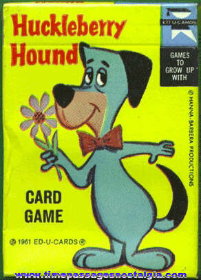 1961 Unopened Huckleberry Hound Card Game